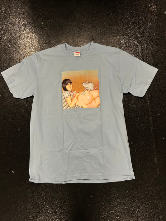 SUPREME MOUSE LIGHT BLUE TEE (BRAND NEW)