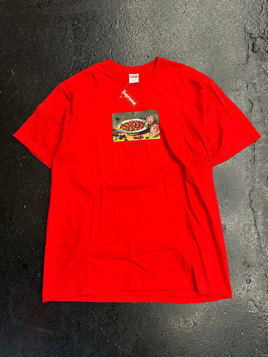 SUPREME STRAWBERRY RED TEE (BRAND NEW)