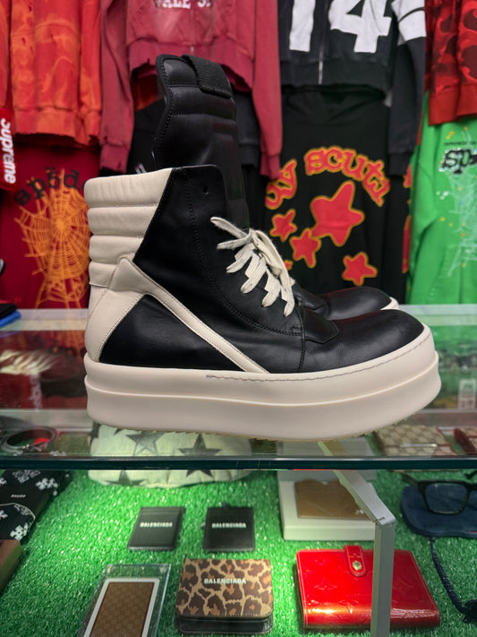 RICK OWENS MEGA BUMPER GEOBASKET (PRE-OWNED W/ BOX)