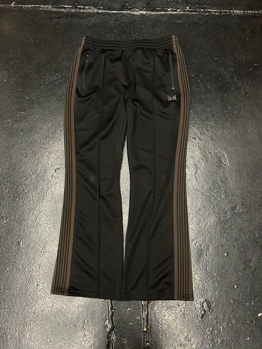 NEEDLES BLACK BROWN TRACK PANTS (PRE-OWNED)