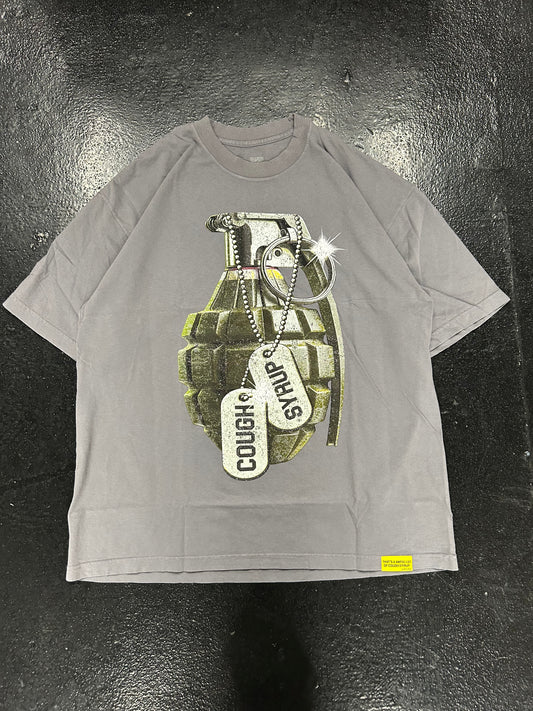 THATS A AWFUL LOT OF COUGH SYRUP GRENADE GREY TEE (BRAND NEW)