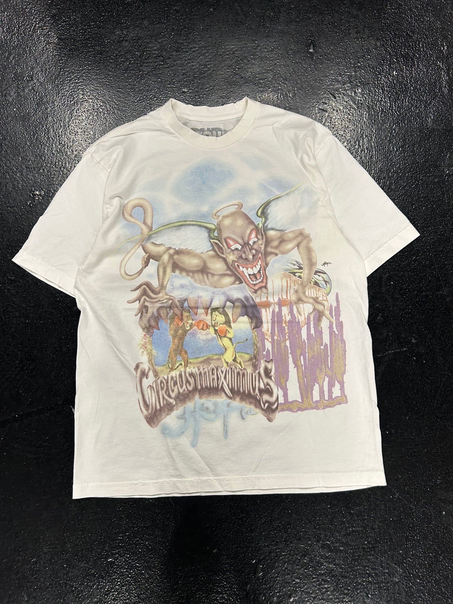 UTOPIA TRAVIS SCOTT TOUR CIRCUS MAXIMUS WHITE TEE (BRAND NEW)