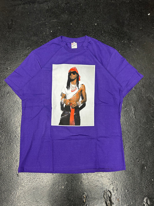 SUPREME PLAYBOI CARTI PURPLE TEE (BRAND NEW)