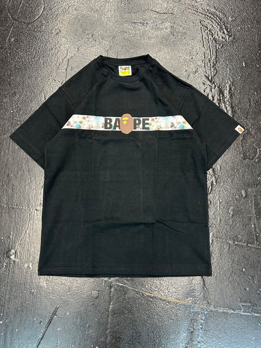 BAPE BATHING APE FLORAL BLACK TEE (BRAND NEW)