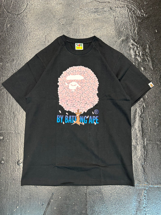 BAPE BATHING APE CHERRY BLOSSOM BLACK TEE (BRAND NEW)