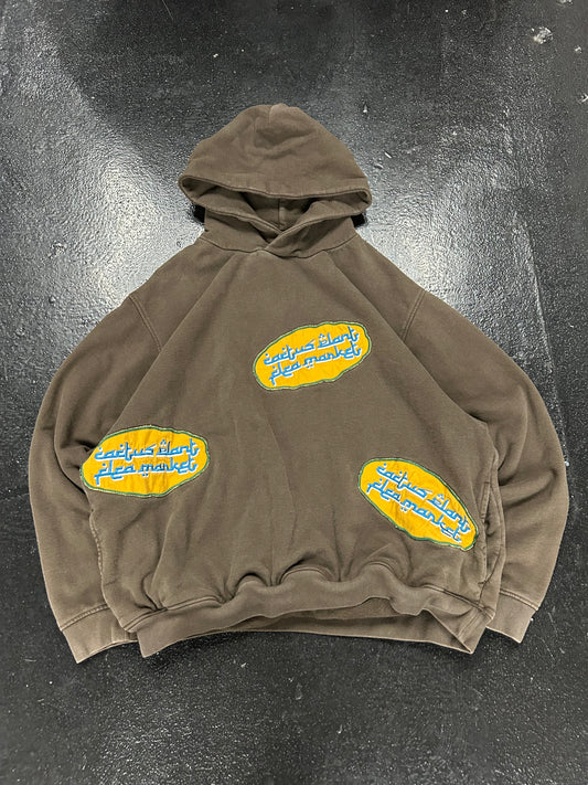 CACTUS PLANT FLEA MARKET BROWN HOODIE (PRE OWNED)