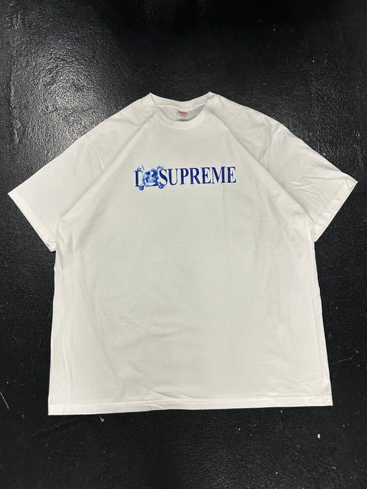 SUPREME WHITE SKULL TEE (BRAND NEW)