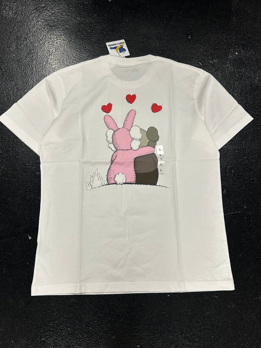 KAWS X UNIQLO VALENTINES WHITE TEE (BRAND NEW)