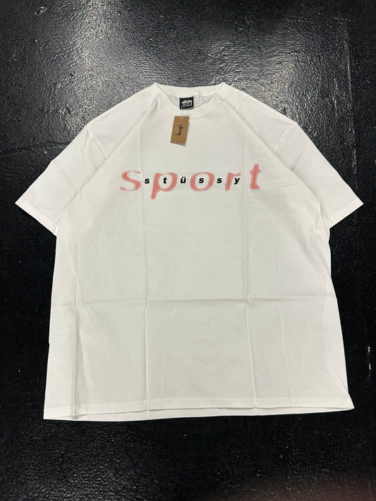 STUSSY SPORT WHITE TEE (BRAND NEW)