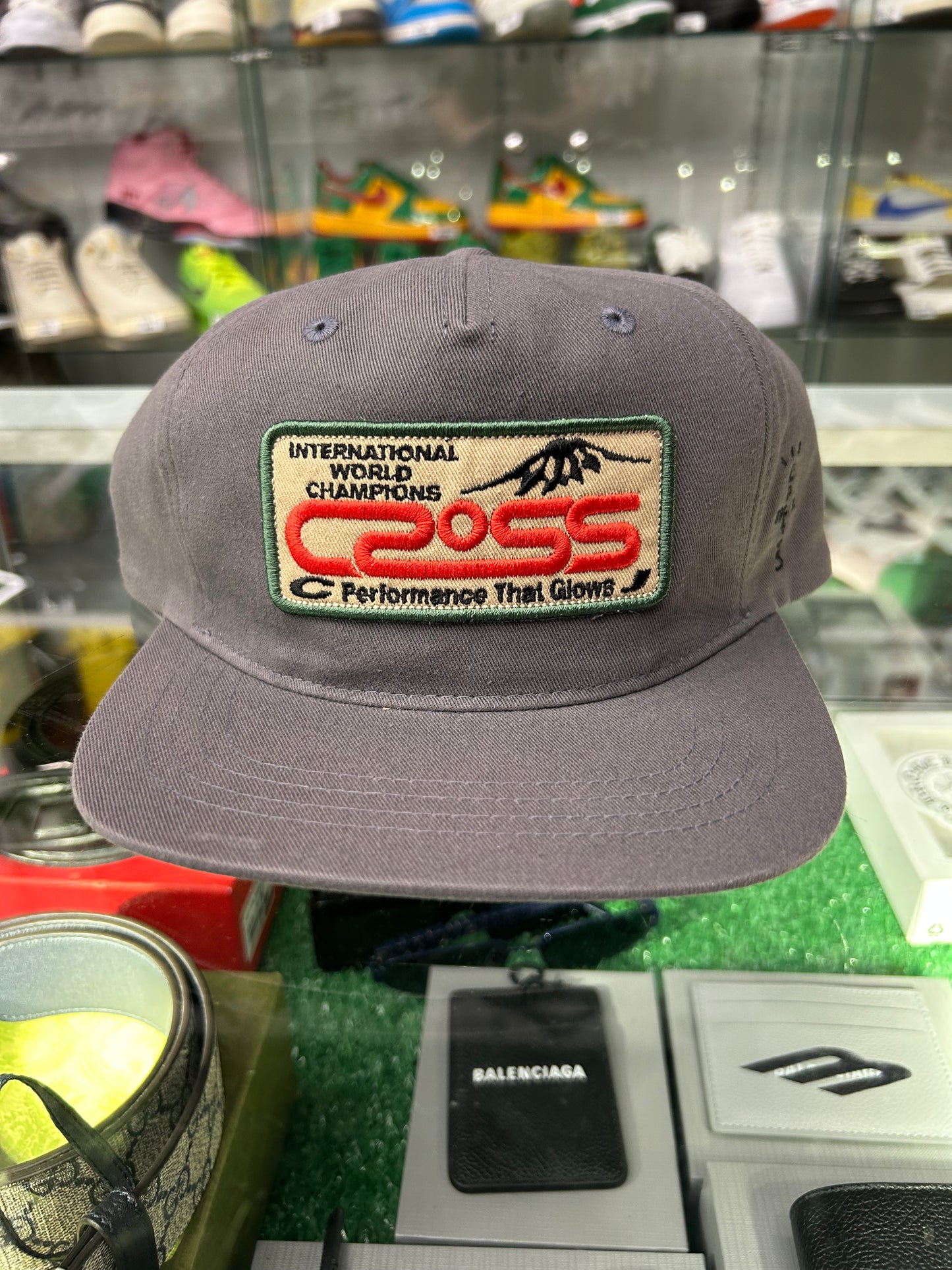 CACTUS JACK TRAILS CROSS GREY SNAPBACK HAT (BRAND NEW)