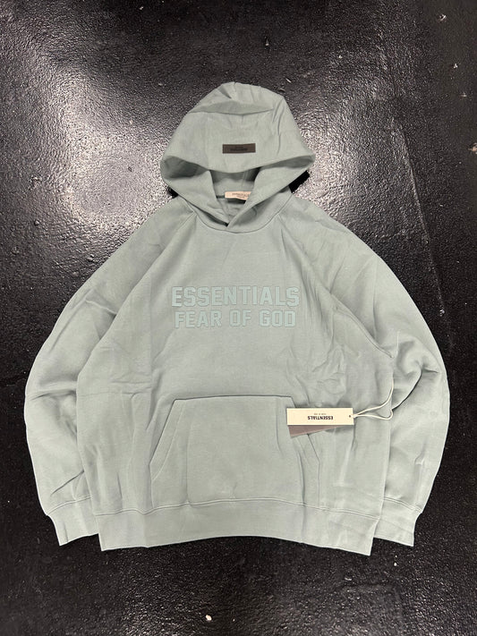 ESSENTIALS FEAR OF GOD TEAL HOODIE (BRAND NEW)