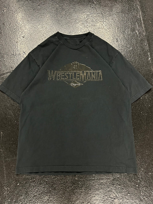 CACTUS JACK X WWE WRESTLE MANIA BLACK TEE (BRAND NEW)