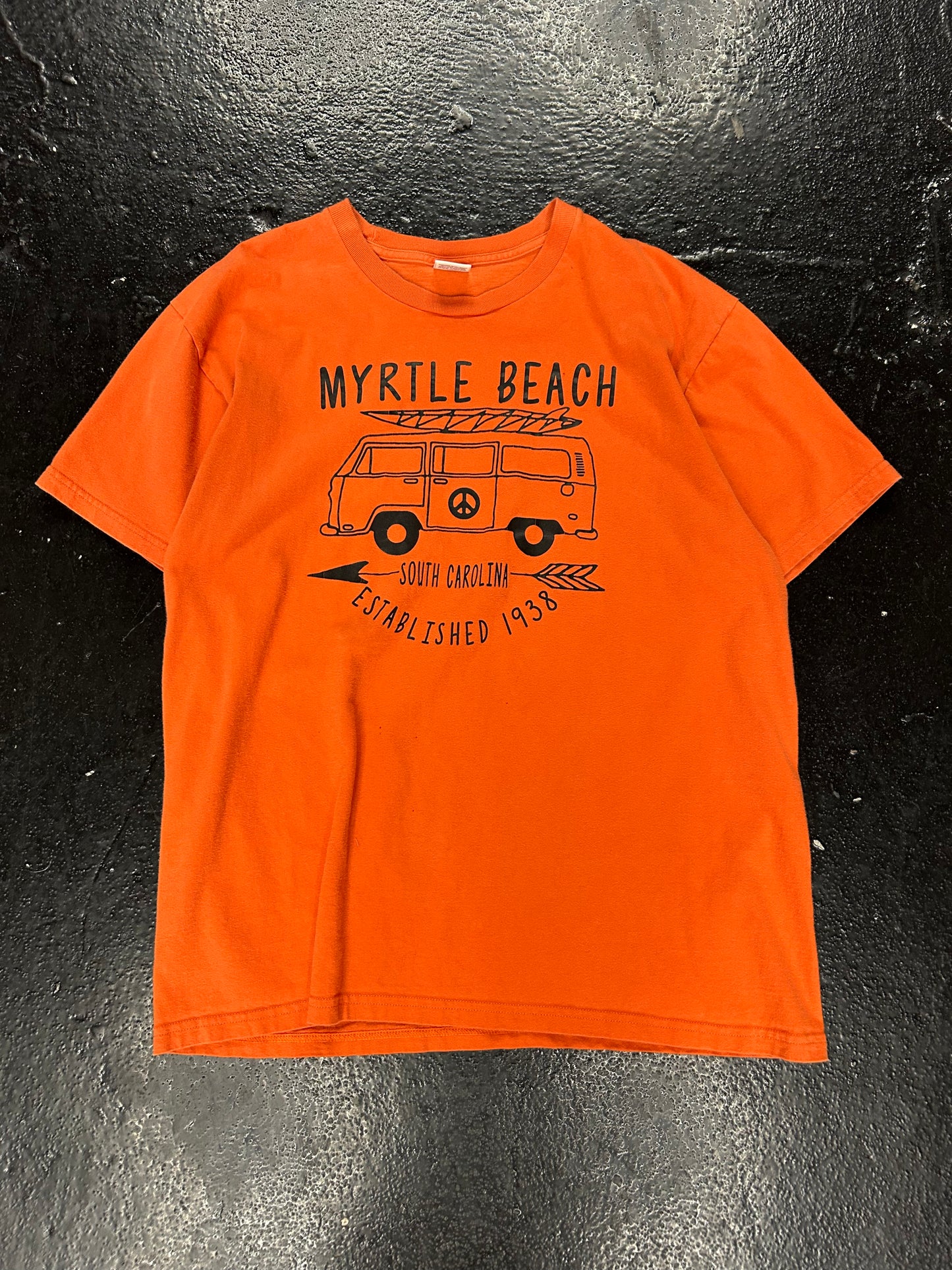 SUPREME MYRTLE BEACH ORANGE TEE (PRE OWNED)