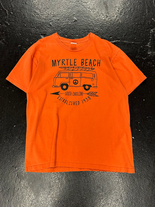 SUPREME MYRTLE BEACH ORANGE TEE (PRE OWNED)