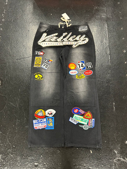 VALE VALLEY SPORTS BLACK PATCHED DOUBLEKNEES (BRAND NEW)