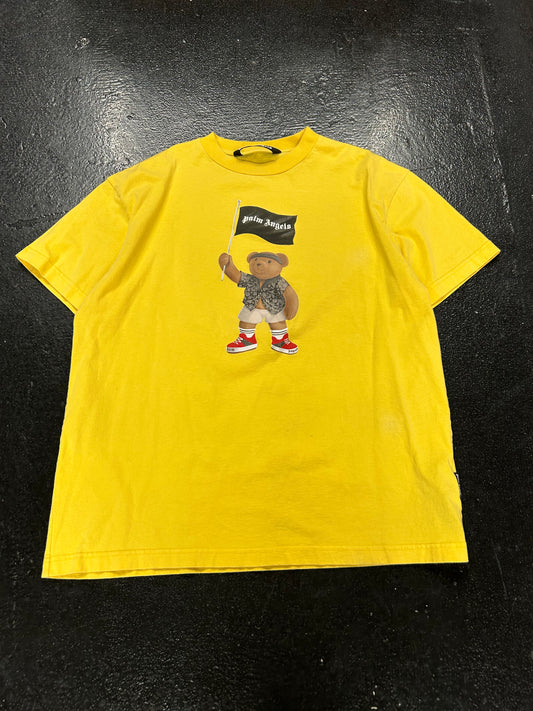 PALM ANGELS POLO BEAR YELLOW TEE (VNDS)