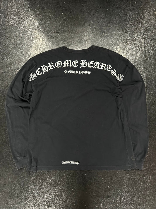 CHROME HEARTS BLACK FUCK YOU LONGSLEEVE (PRE-OWNED)