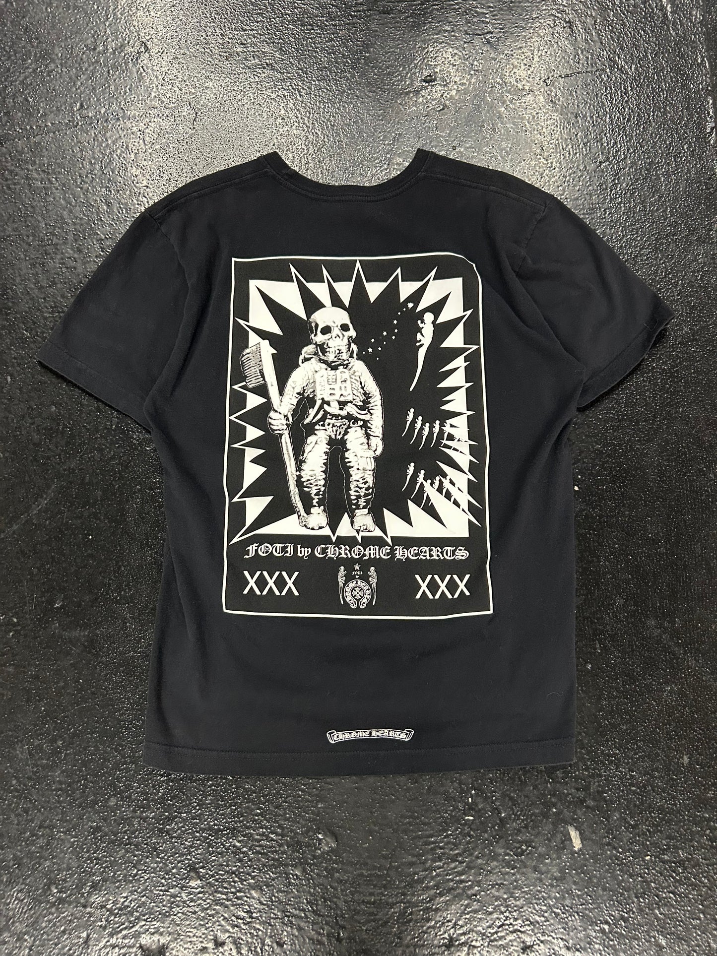 CHROME HEARTS FOTI BLACK TEE (PRE-OWNED)