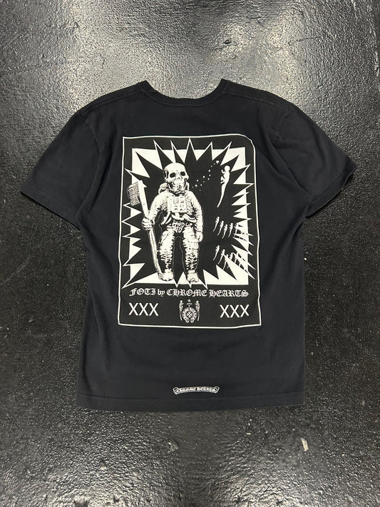 CHROME HEARTS FOTI BLACK TEE (PRE-OWNED)