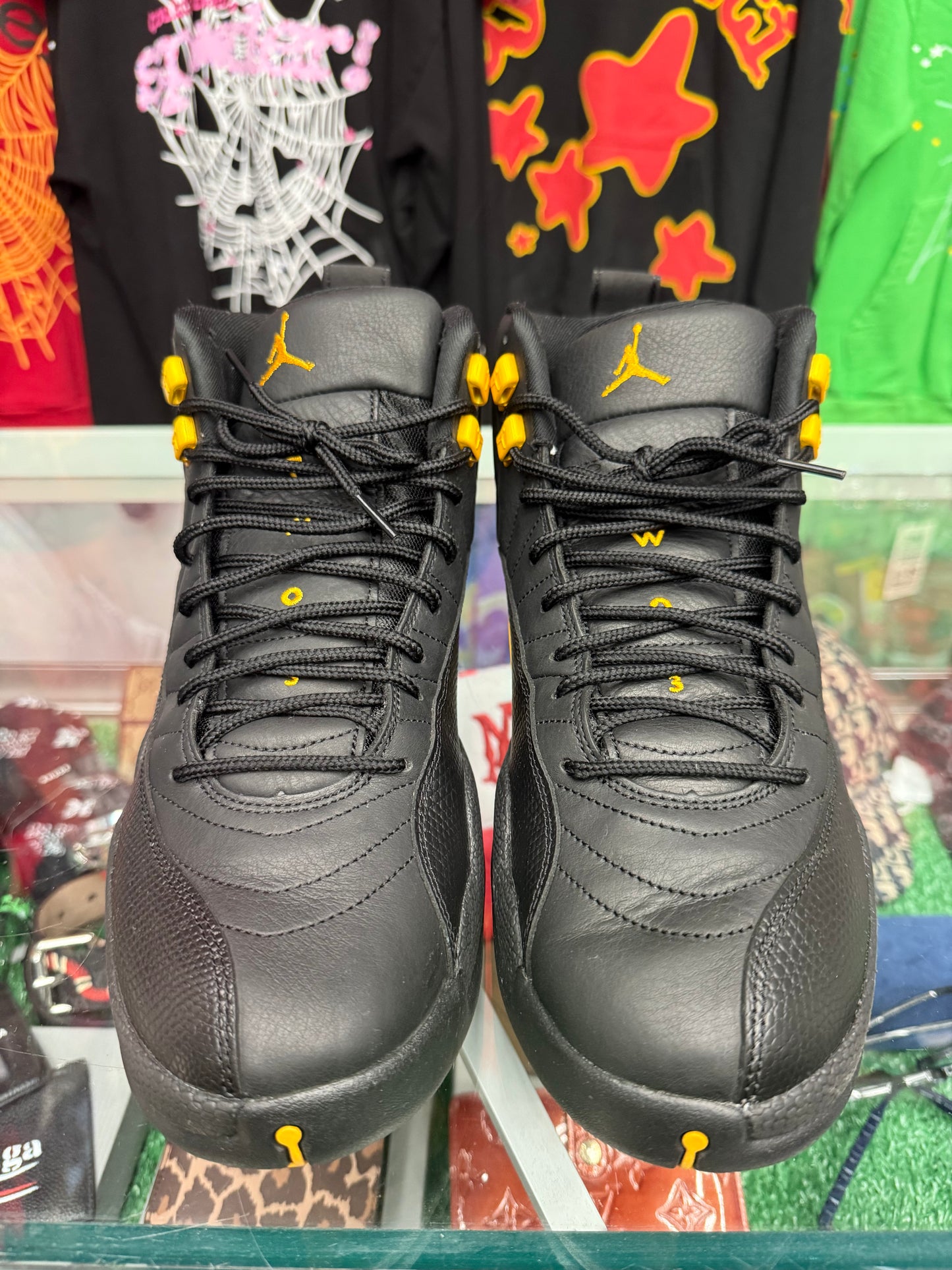 AIR JORDAN 12 RETRO UNIVERSITY BLACK (PRE-OWNED W/ BOX)