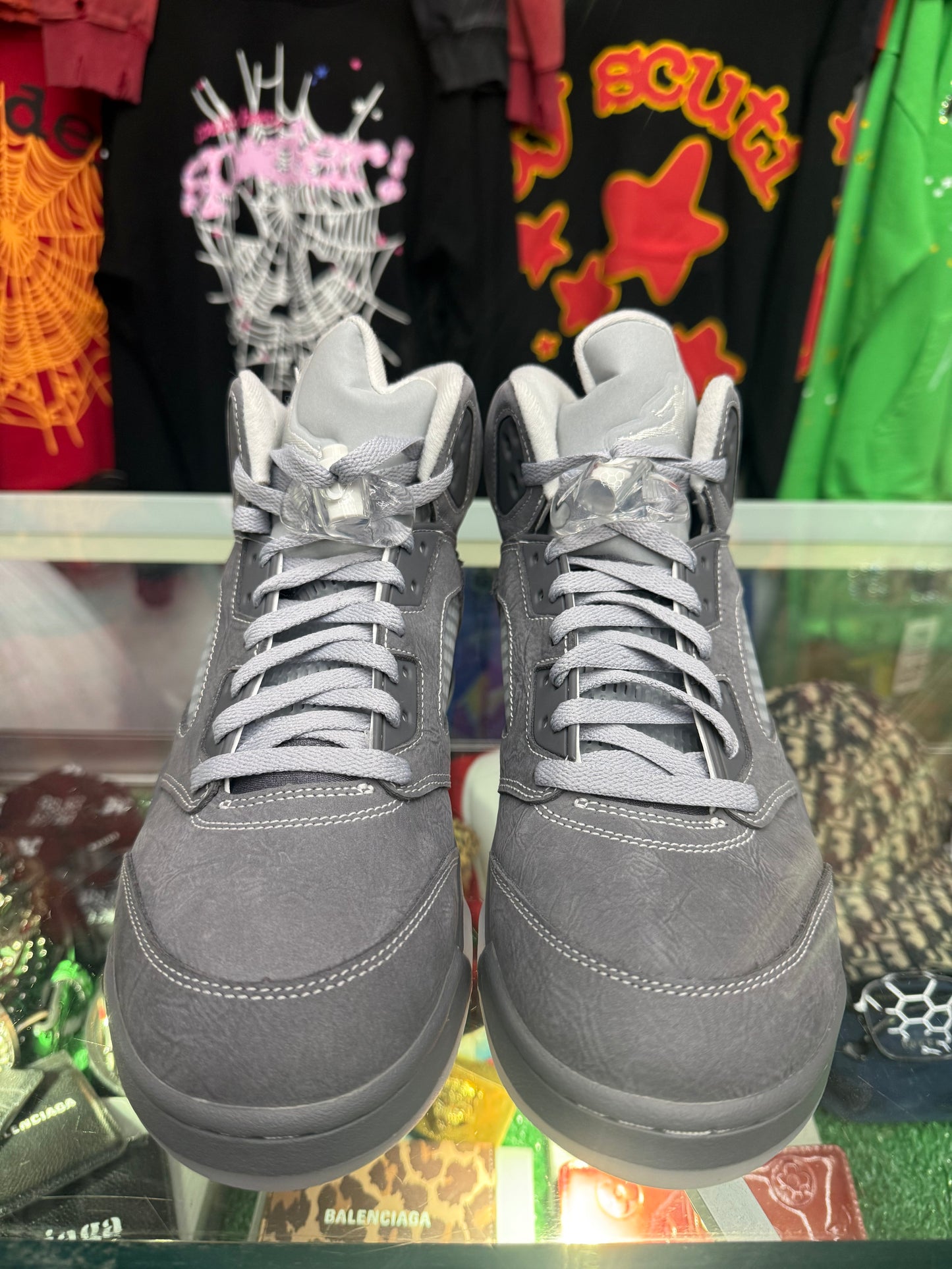 AIR JORDAN 5 RETRO WOLF GREY (PRE-OWNED W/ BOX)