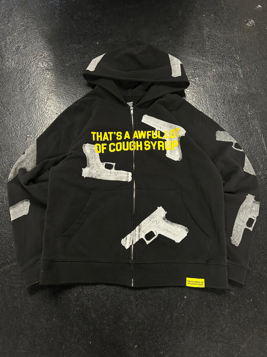 THAT’S A AWFUL LOT OF COUGH SYRUP BLACK GLOCK ZIP UP (PRE-OWNED)