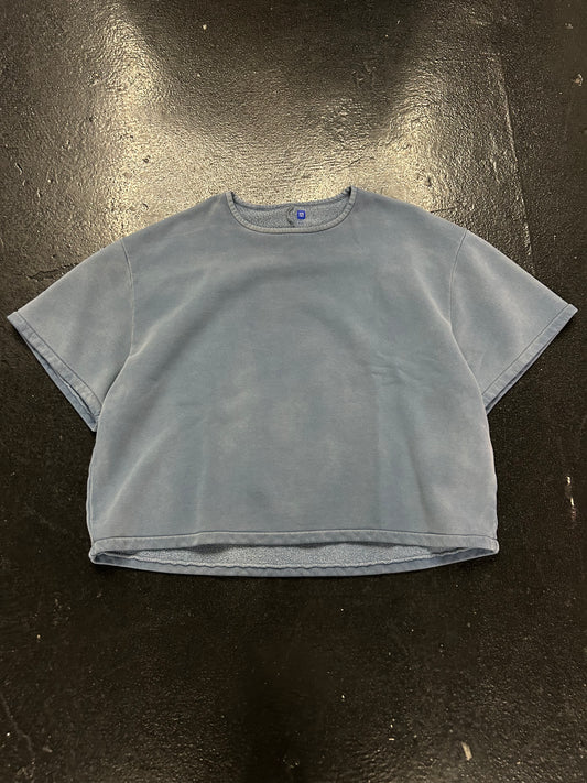 YEEZY GAP OVERSIZED CROPPED FADED BLUE TEE (PREOWNED)