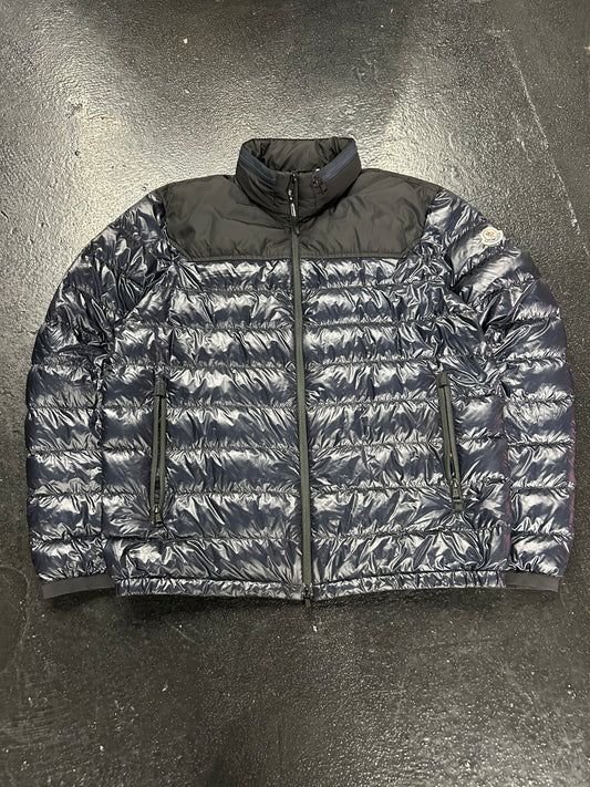 MONCLER DARK BLUE PUFFER JACKET (PRE-OWNED)