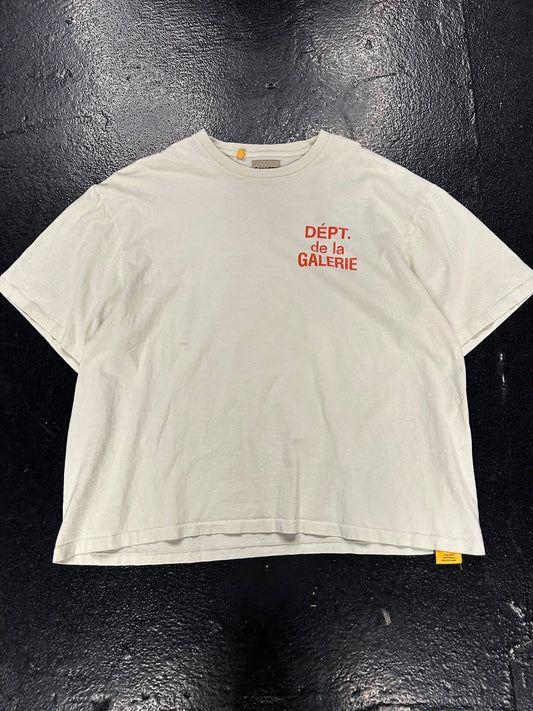 GALLERY DEPARTMENT CREAM ORANGE TEE (PRE-OWNED)