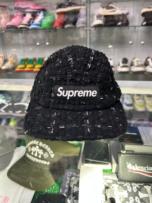 SUPREME RIBBON BOUCLE CAMP CAP (PRE-OWNED)