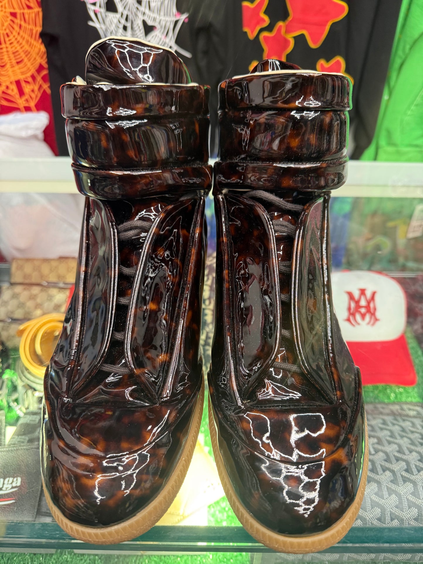 MAISON MARGIELA FUTURE TORTOISE SHELL SNEAKER (PRE-OWNED W/ BOX)