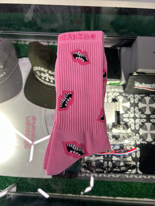 CHROME HEARTS PINK SOCKS (BRAND NEW)