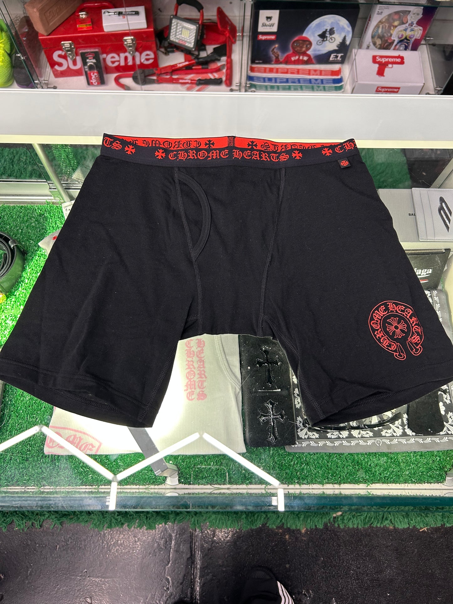 CHROME HEARTS BLACK RED  UNDERWEAR (BRAND NEW)