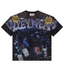 VALE DREAMS PANTHER FADED BLACK TEE (BRAND NEW)