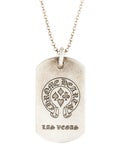 CHROME HEARTS STERLING SILVER LAS VEGAS DOG TAG (PRE-OWNED)