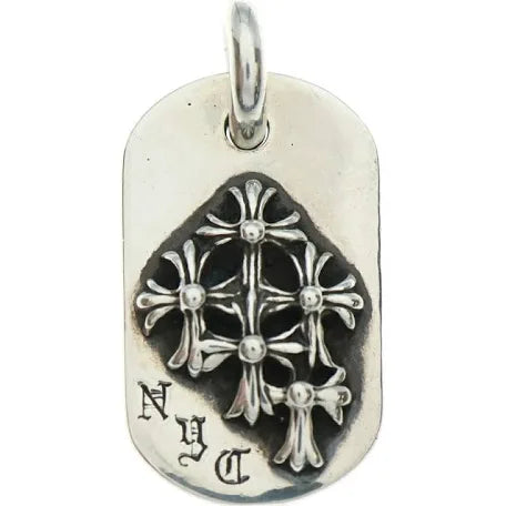 CHROME HEARTS NYC DOG TAG RAISED (PRE-OWNED)