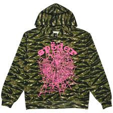 SP5DER OG WEB V2 CAMO HOODIE (BRAND NEW)