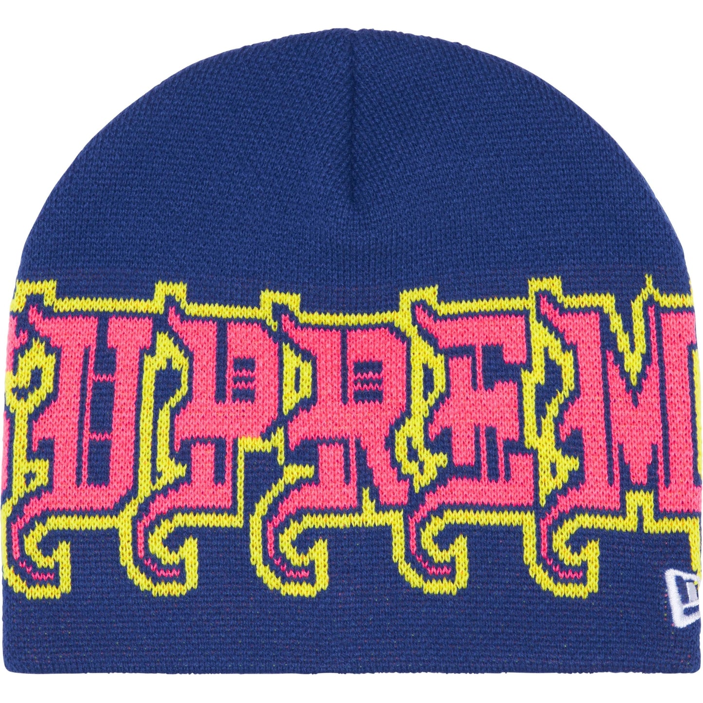 SUPREME NEW ERA BLUE/ PINK BEANIE (BRAND NEW)