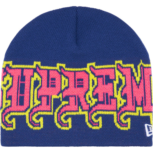 SUPREME NEW ERA BLUE/ PINK BEANIE (BRAND NEW)
