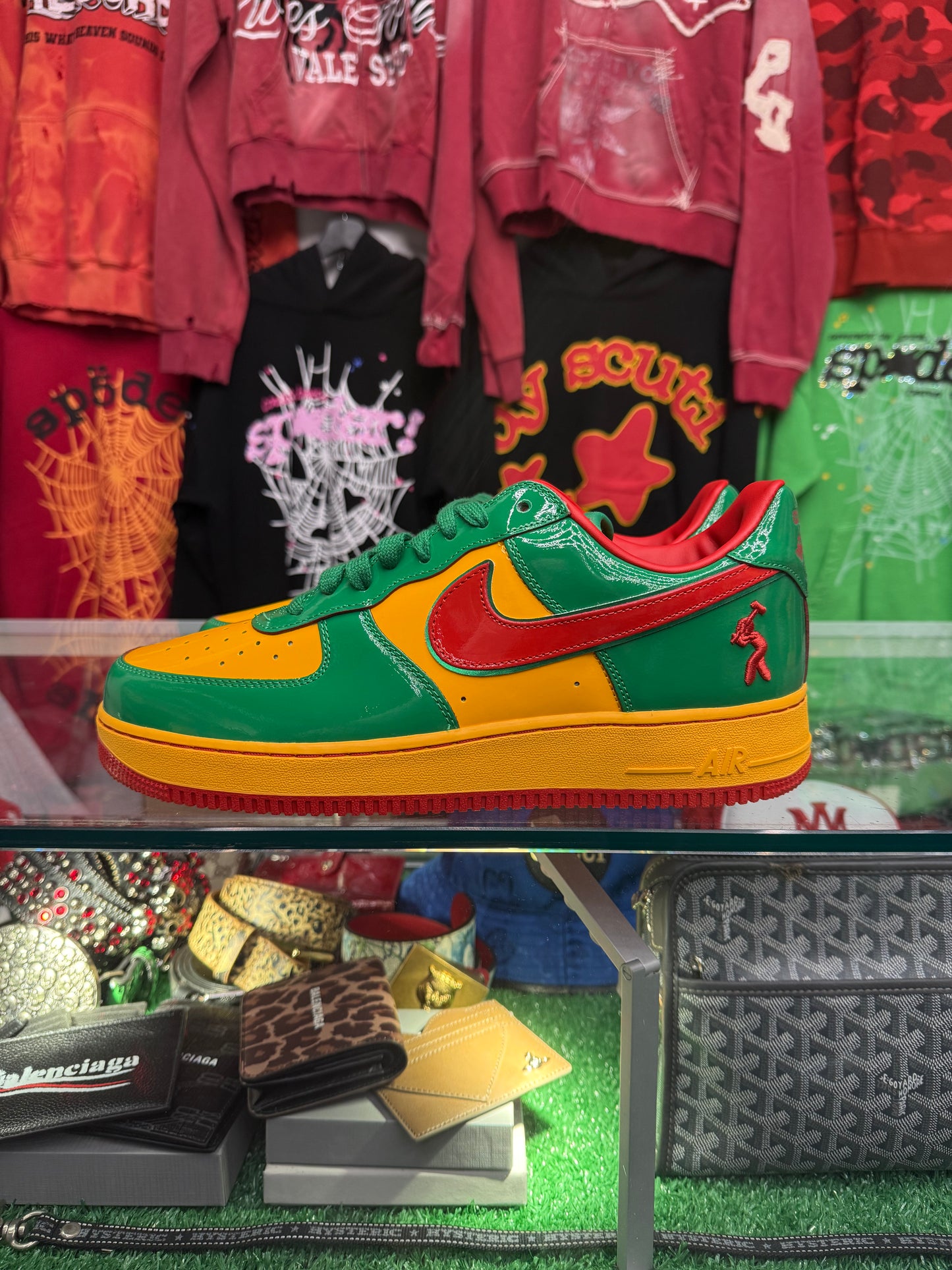 AIR FORCE 1 LIL YACHTY CONCRETE BOYS (PRE-OWNED W/ BOX)