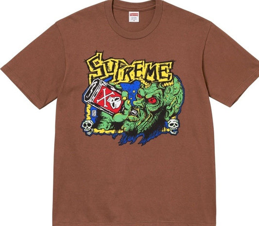 SUPREME ROB ZOMBIE BLOW OUT BRIWN TEE (BRAND NEW)