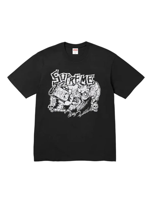 SUPREME ROB ZOMBIE BLACK WHITE TEE (BRAND NEW)