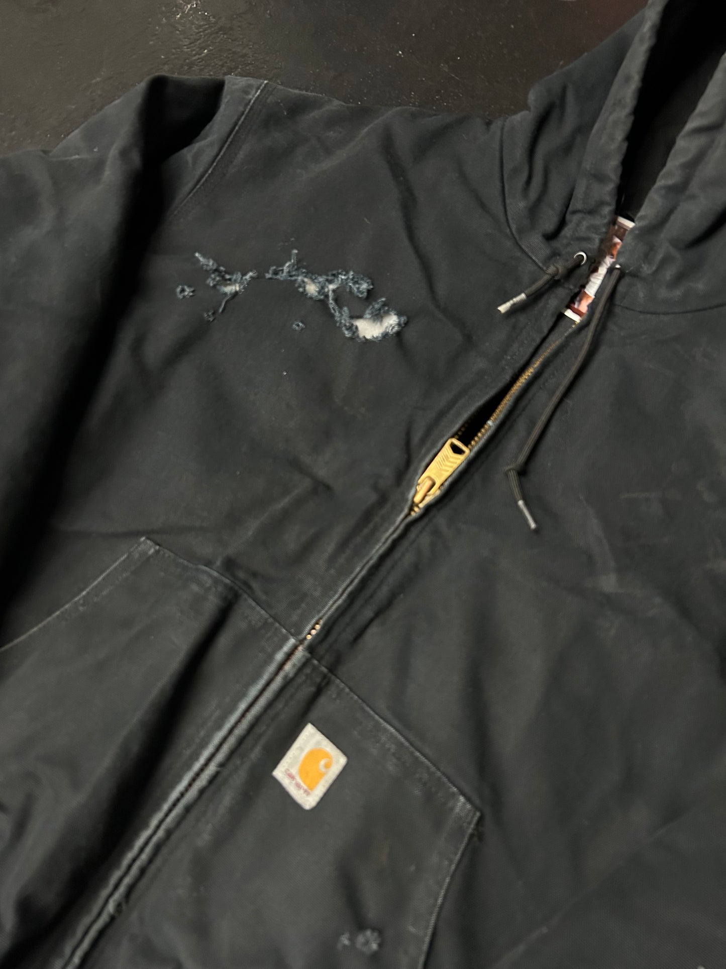 CARHARTT VINTAGE BLACK JACKET (PRE-OWNED)