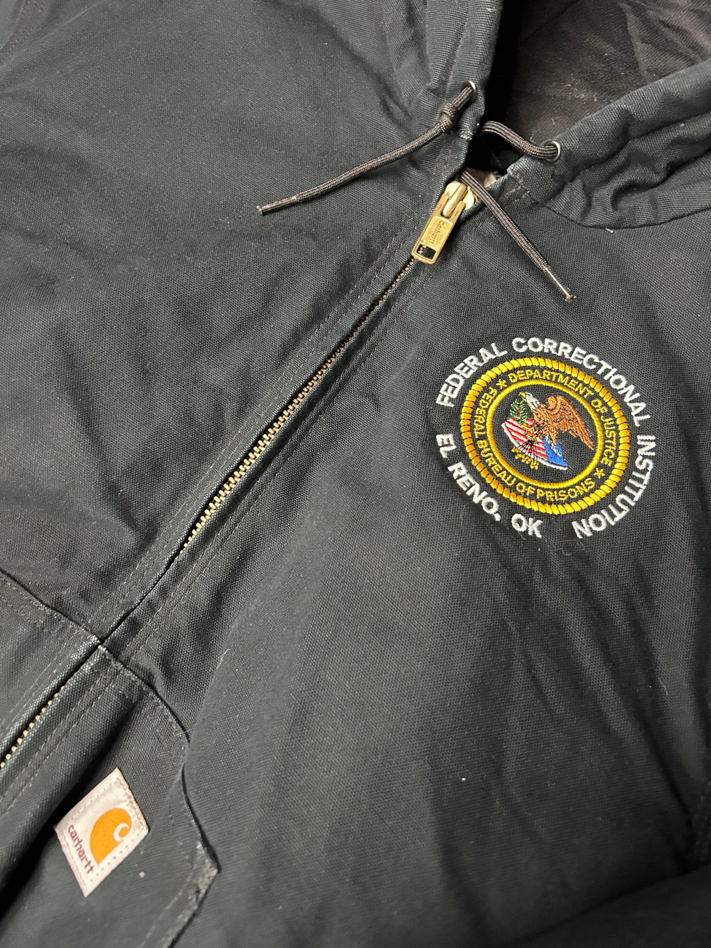 CARHARTT VINTAGE BLACK JACKET (PRE-OWNED)