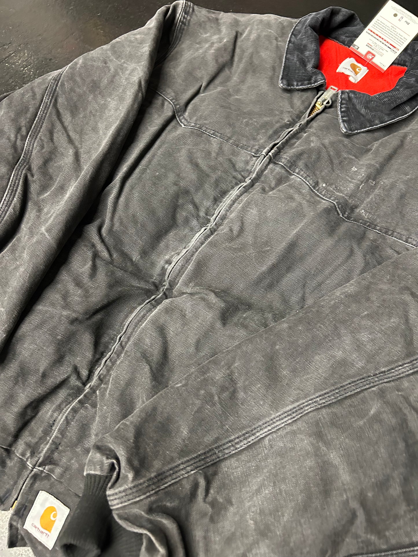 CARHARTT VINTAGE BLACK SANTA FE JACKET (PRE-OWNED)