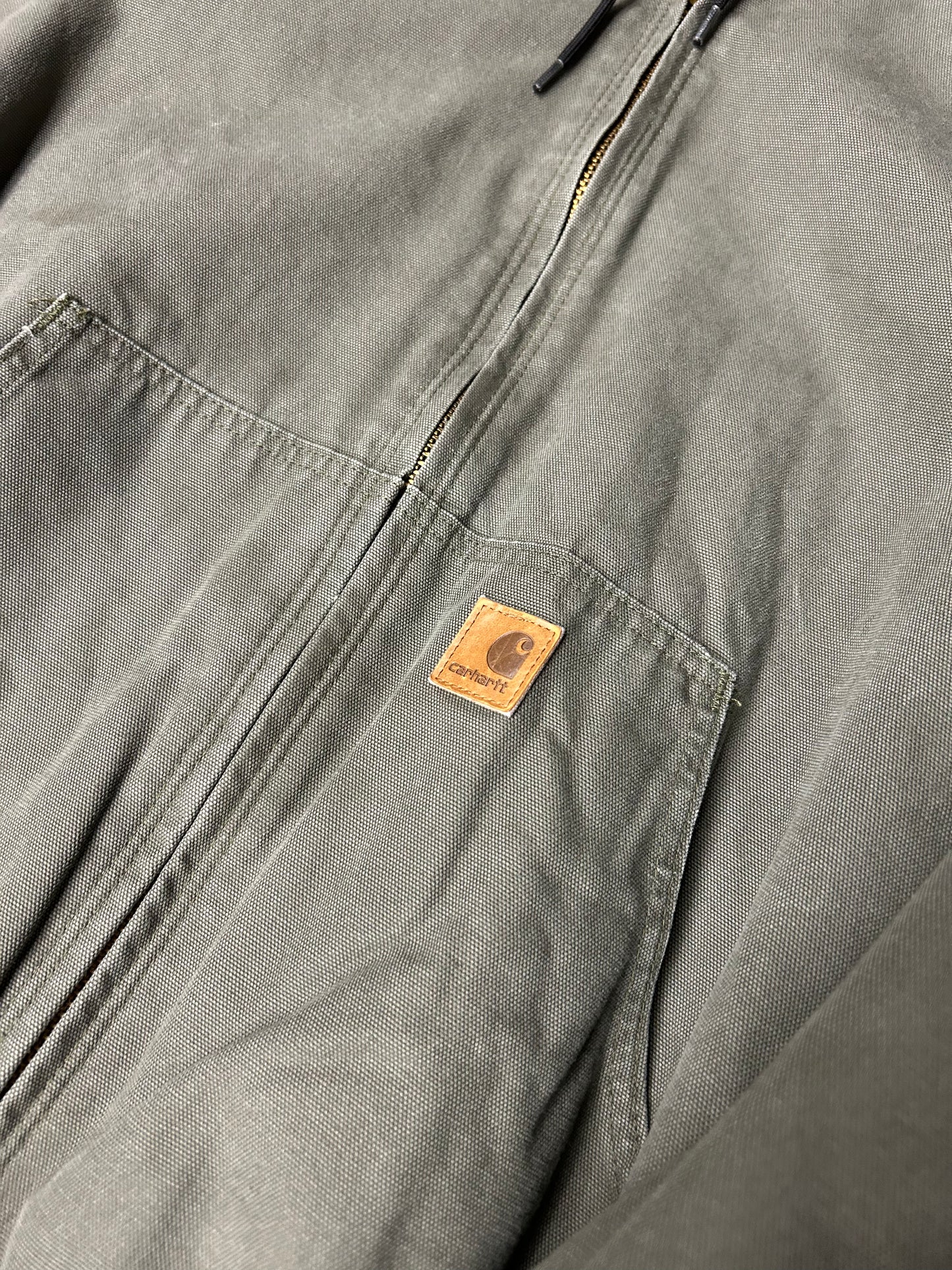 CARHARTT VINTAGE GREEN HOODED JACKET (PRE-OWNED)
