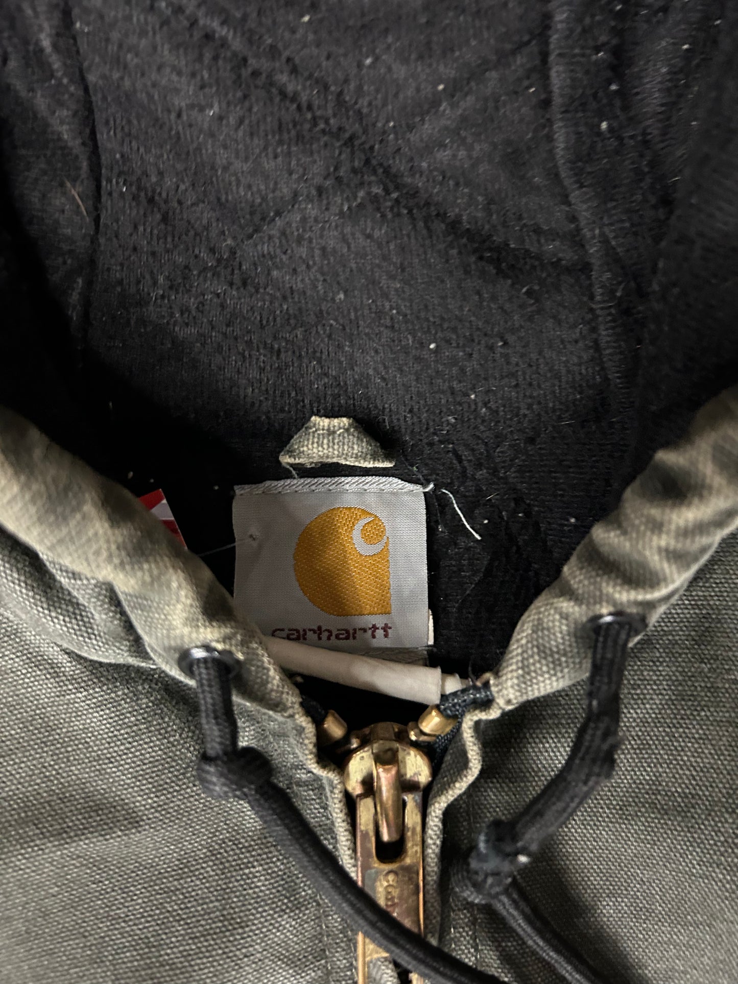 CARHARTT VINTAGE GREEN HOODED JACKET (PRE-OWNED)