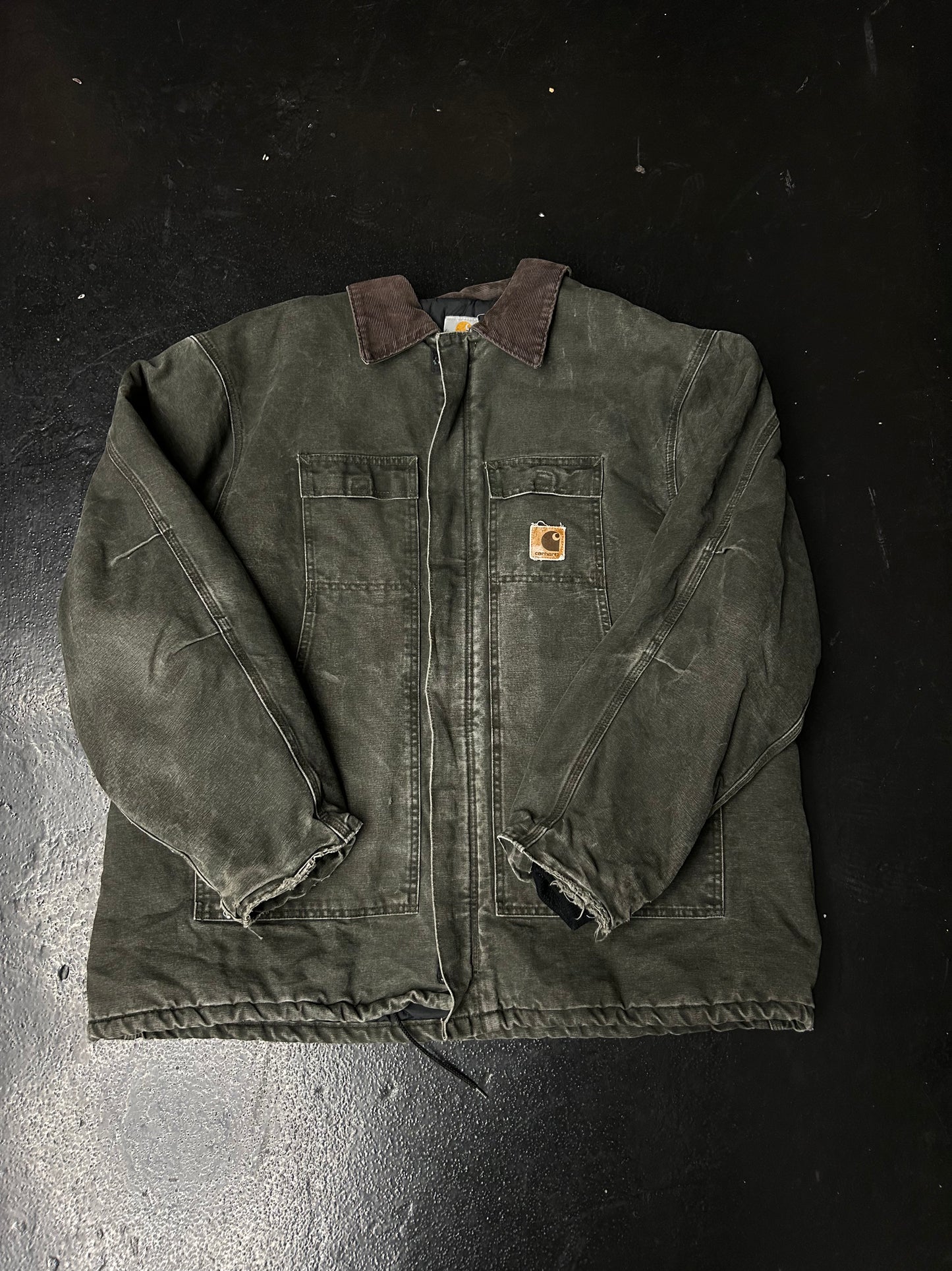 CARHARTT VINTAGE GREEN BARN JACKET (PRE-OWNED)
