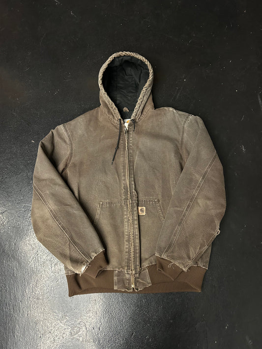 CARHARTT VINTAGE GREEN HOODED JACKET (PRE-OWNED)