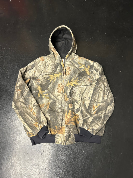 CARHARTT VINTAGE CAMO HOODED JACKET (PRE-OWNED)